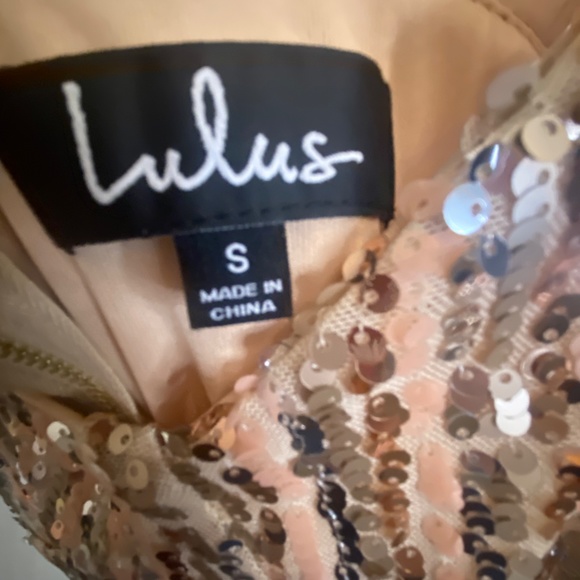 LuLu's Sequin lined Mini Dress - Picture 5 of 6